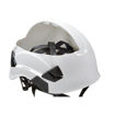 Dettaglio costruttivo della calotta del casco Modello Vertex Vent Petzl, bianco.