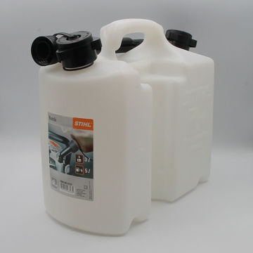 Visualizza i dettagli per tanica combinata trasparente 5lt./3lt. Immagine di tanica combinata trasparente 5lt./3lt.