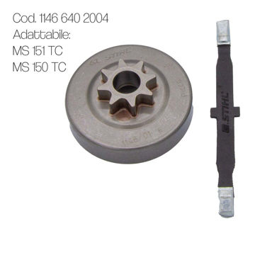 Visualizza i dettagli per Campana pignone 1/4" Immagine di Campana pignone 1/4"