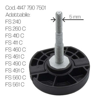 Visualizza i dettagli per Vite manubrio 5 mm Immagine di Vite manubrio 5 mm