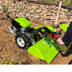 Motocoltivatore Grillo al lavoro in vigna