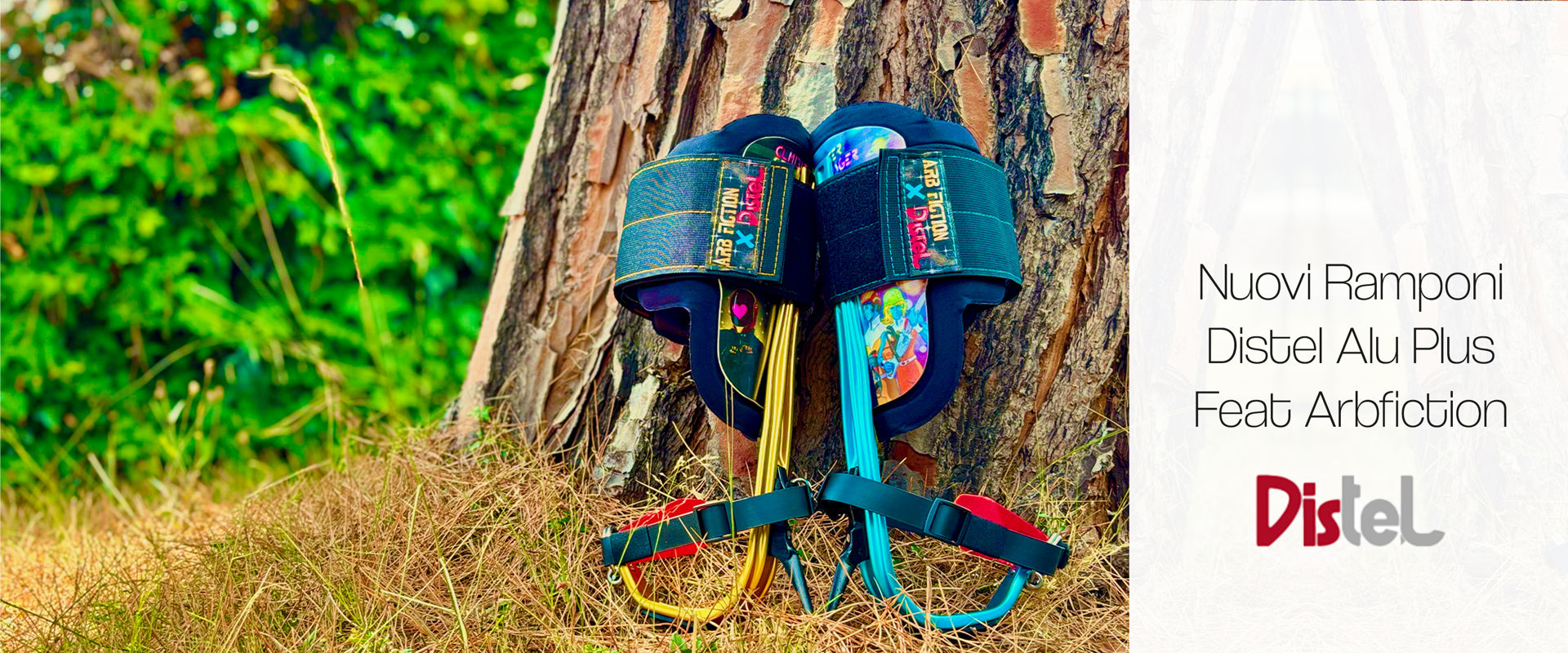 Ramponi per treeclimbing Distel Alu Plus Feat Arbfiction