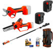Forbice Magma E-35 con asta e potatore batteria supplementare