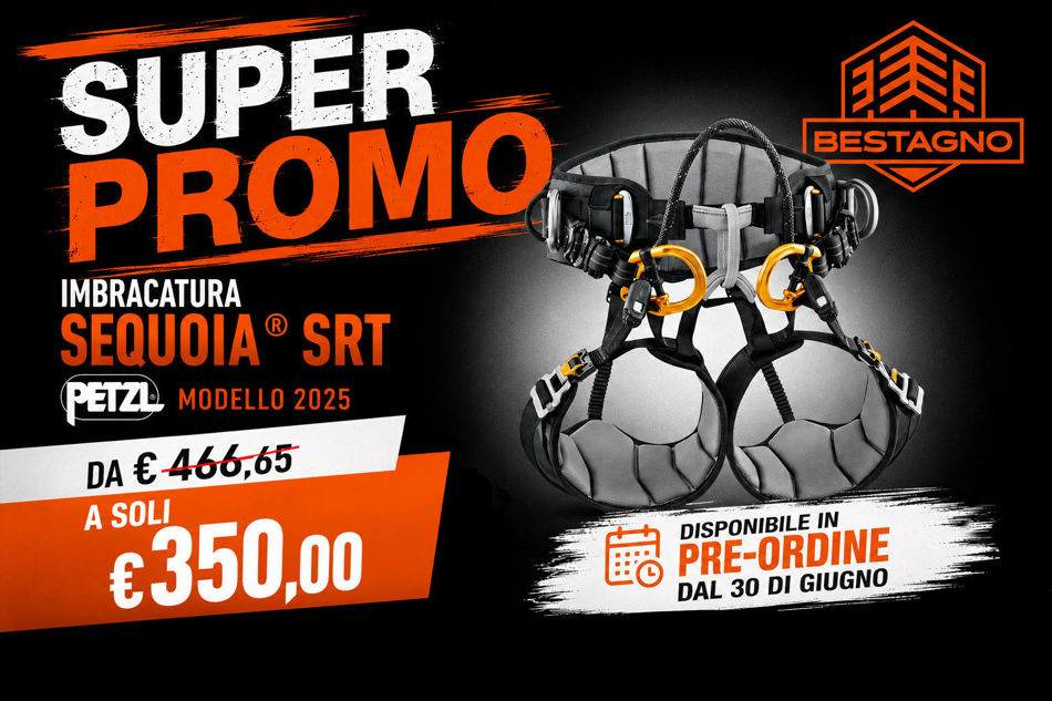 Imbracatura SEQUOIA® SRT Petzl in SUPER PROMO!