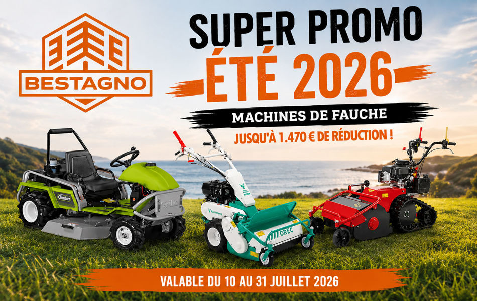 Faucheuses et Broyeurs : jusqu'à 1470 € de réduction avec la Super Promo Été !