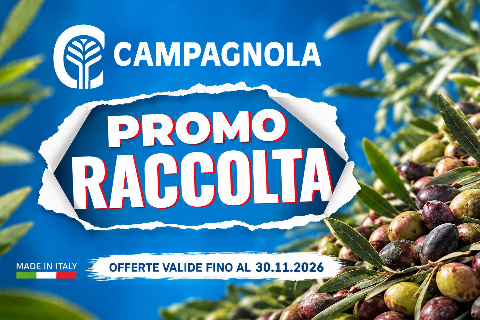 Immagine per la categoria Promo Raccolta Olive 2026 Campagnola