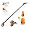 Abbacchiatore Power 48 T220/300 con Batteria + Motosega Selion M12 Evo Pellenc